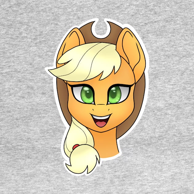 Applejack Headshot by Lyvewyre Studios